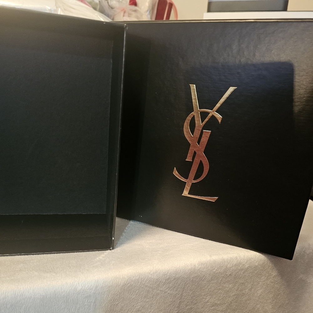 YSL Black Gift Box with Gold Logo